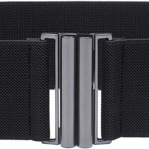 Womens Wide Elastic Waist Belt Cinch Belt Trimmer Stretch Waistband